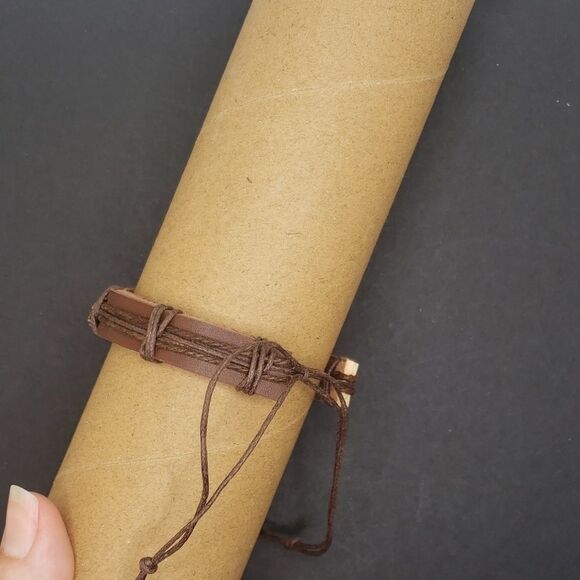 Brown turtle handmade bracelet - Picture 2 of 2